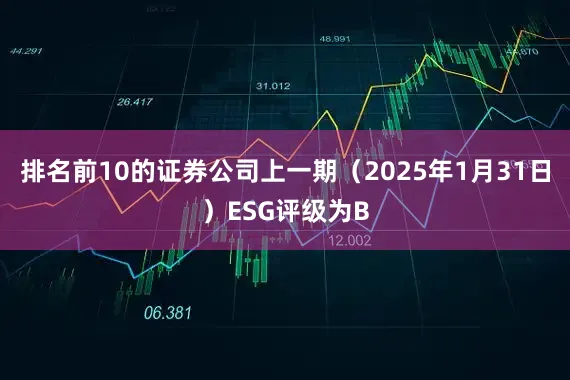 排名前10的证券公司上一期（2025年1月31日）ESG评级为B