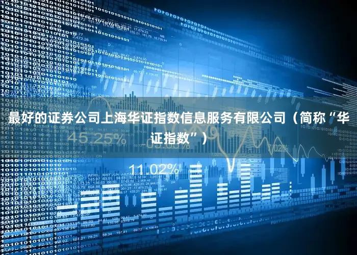 最好的证券公司上海华证指数信息服务有限公司（简称“华证指数”）