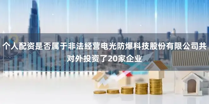 个人配资是否属于非法经营电光防爆科技股份有限公司共对外投资了20家企业